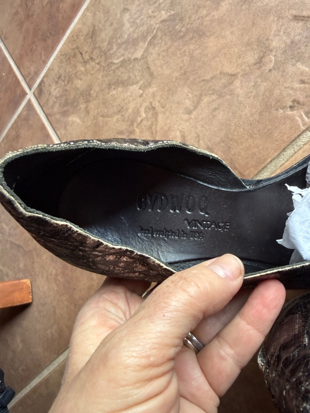 Cydwoq silver Metallic/black Pumps - Picture 5 of 5